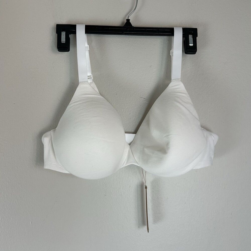 Skims Smoothing Intimates Full Coverage Lightly Lined Bra NWT 38C White